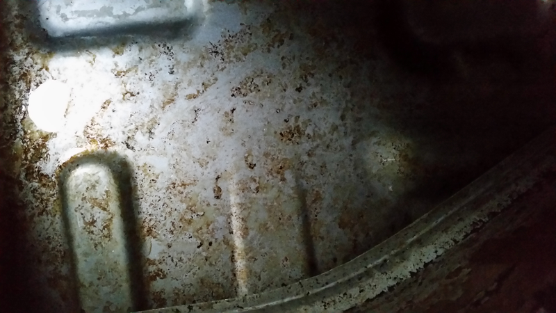 It’s hard to take a picture inside a gas tank as it turns out.